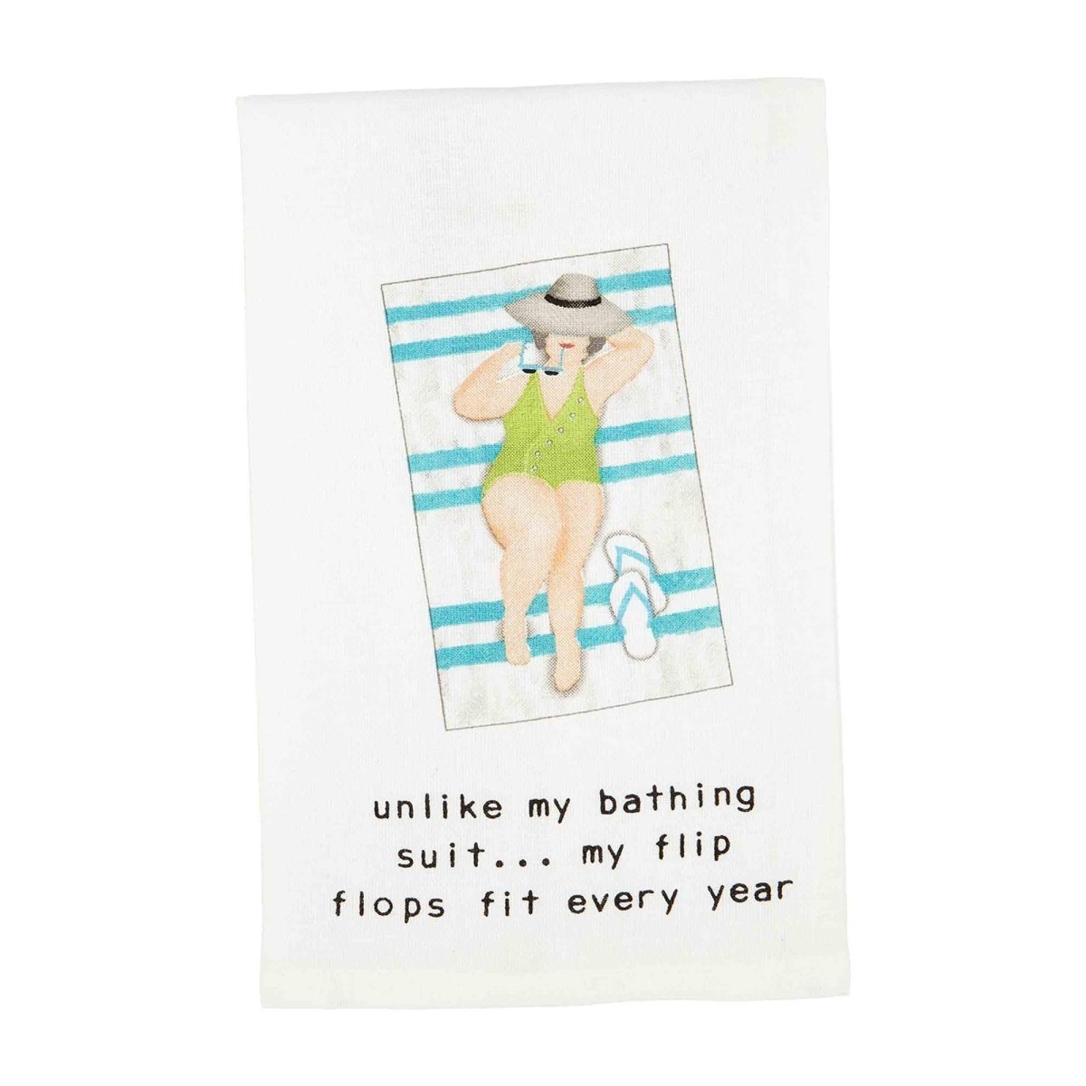 Mud Pie Mud Pie Pool Ladies Hand Towels - HILLARIOUS | CeCe's Home & Gifts