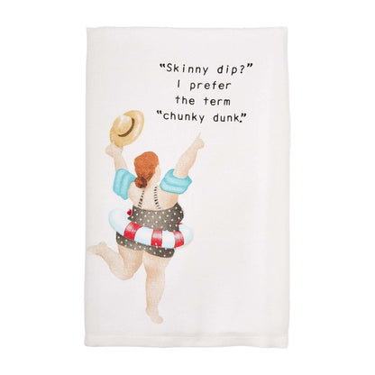 Mud Pie Mud Pie Pool Ladies Hand Towels - HILLARIOUS | CeCe's Home & Gifts