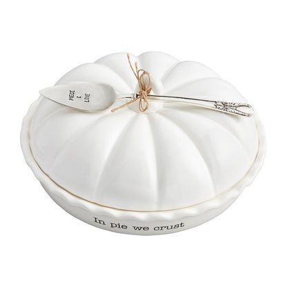 Mud Pie Mud Pie Pumpkin Pie Dish Set | CeCe's Home & Gifts