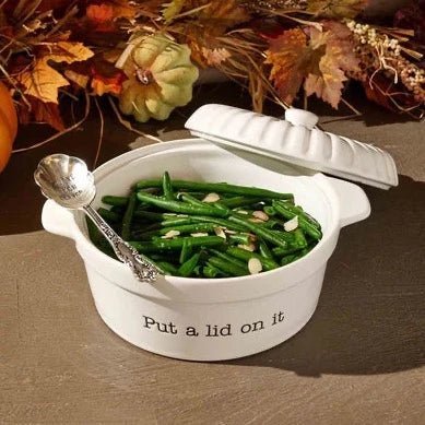 Mud Pie "Put a Lid On It" Lidded Baking Dish Set - CeCe's Home & Gifts