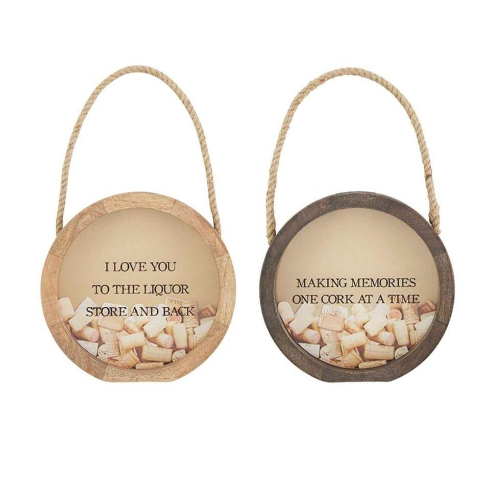 Mud Pie Round Cork Display - CeCe's Home & Gifts