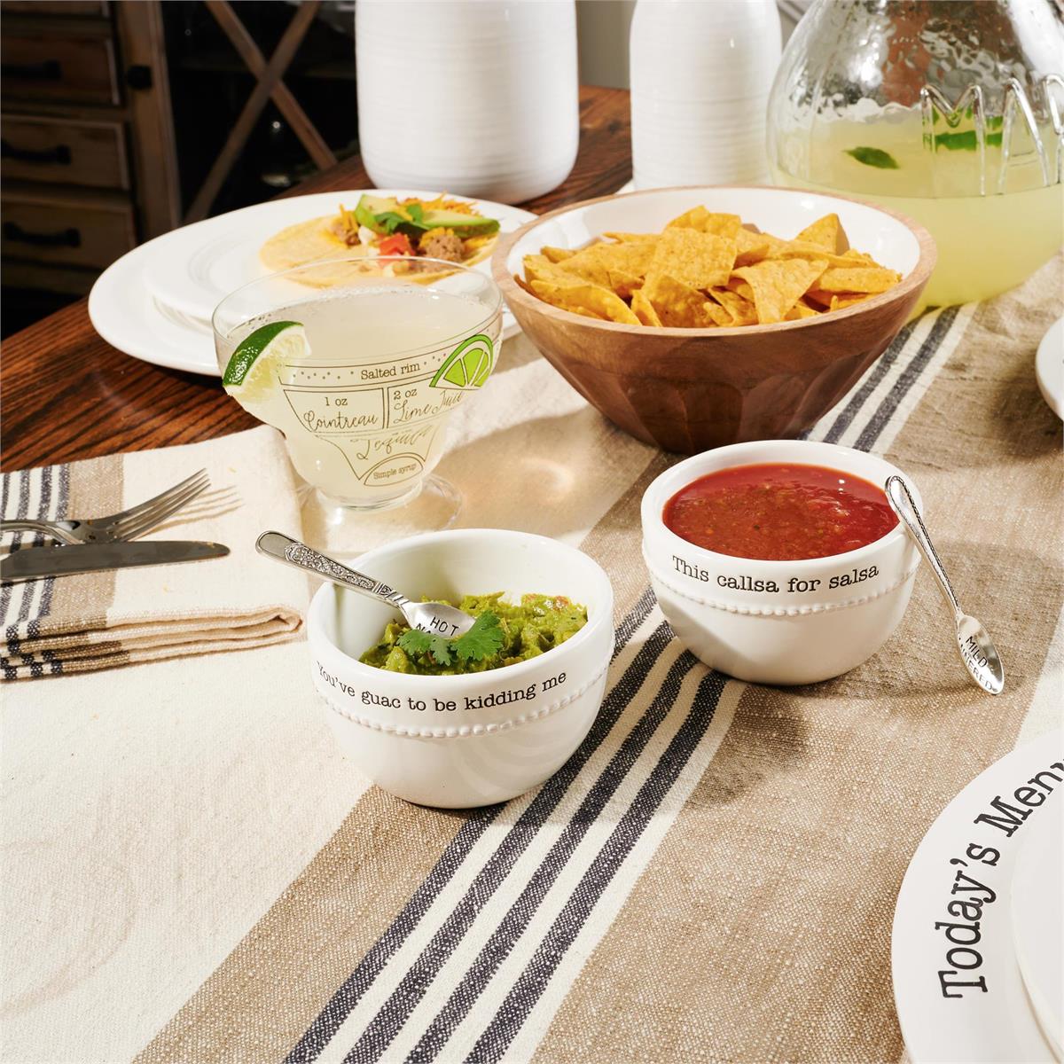 Mud Pie Mud Pie Salsa & Guacamole Dip Set | CeCe's Home & Gifts