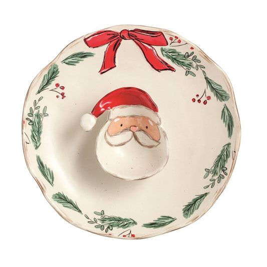 Mud Pie Mud Pie Santa Farm Christmas Chip & Dip Set | CeCe's Home & Gifts