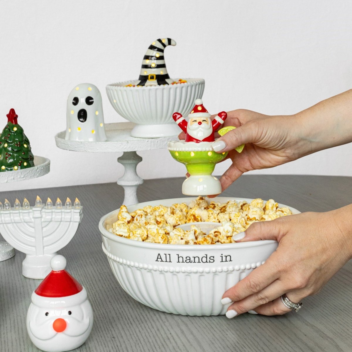 Mud Pie Mud Pie Santa Light-Up Sitter | CeCe's Home & Gifts