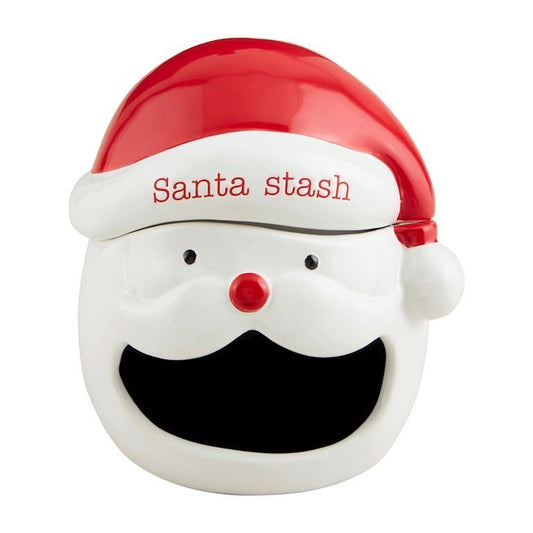 Mud Pie Mud Pie Santa Open Candy Container | CeCe's Home & Gifts