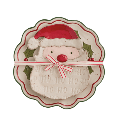 Mud Pie Mud Pie Santa Platter Set | CeCe's Home & Gifts