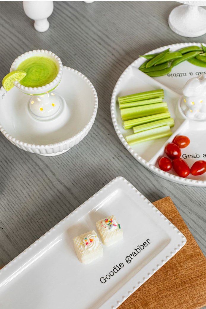 Mud Pie Mud Pie Sectioned Snack Tray | CeCe's Home & Gifts