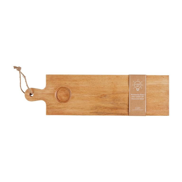 Mud Pie Mud Pie Serving Board for Lighted Sitter | CeCe's Home & Gifts