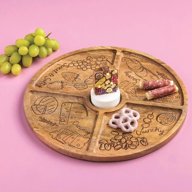 Mud Pie Mud Pie Sitter Accessorize Charcuterie Board | CeCe's Home & Gifts