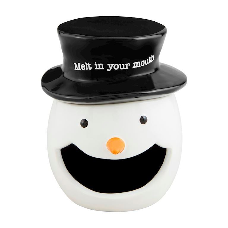 Mud Pie Mud Pie Snowman Open Candy Container | CeCe's Home & Gifts