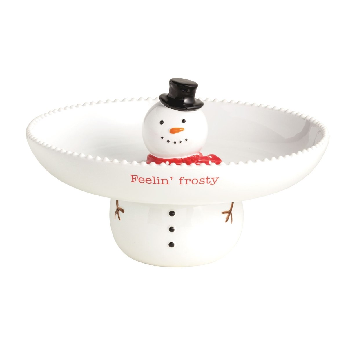 Mud Pie Mud Pie Stackable Snowman Server Set | CeCe's Home & Gifts