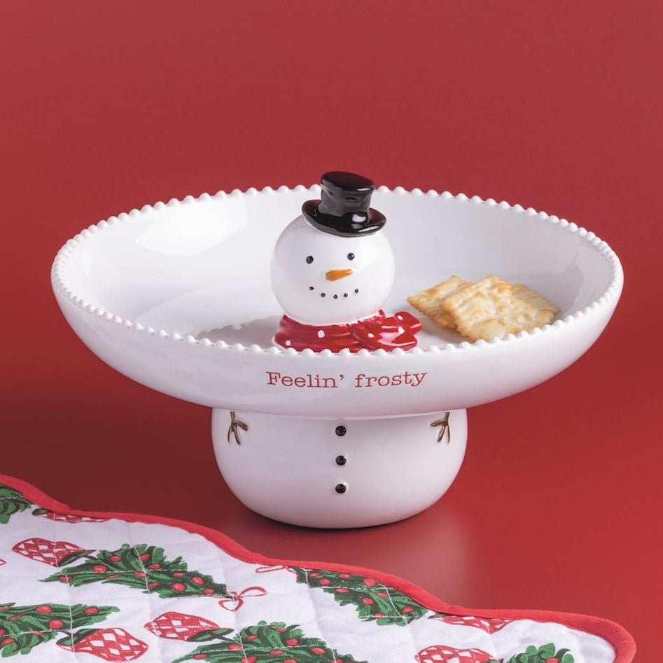 Mud Pie Mud Pie Stackable Snowman Server Set | CeCe's Home & Gifts