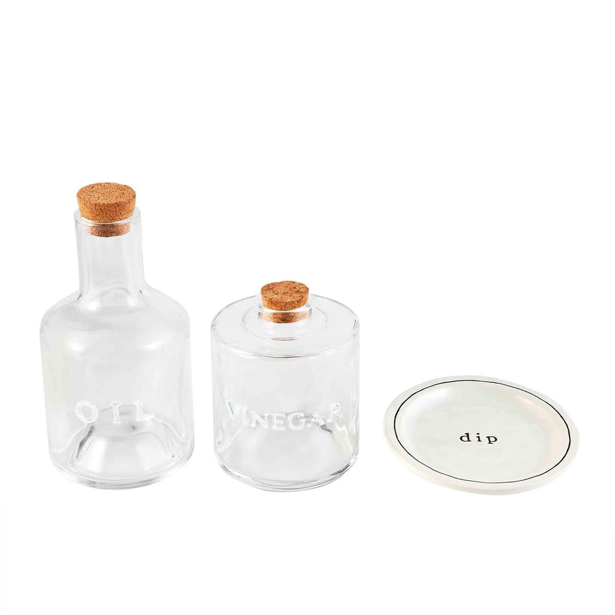 Mud Pie Stacked Oil & Vinegar Dip Set - CeCe's Home & Gifts