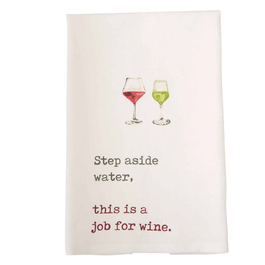 Mud Pie "Step Aside Water" Hand Towel - CeCe's Home & Gifts