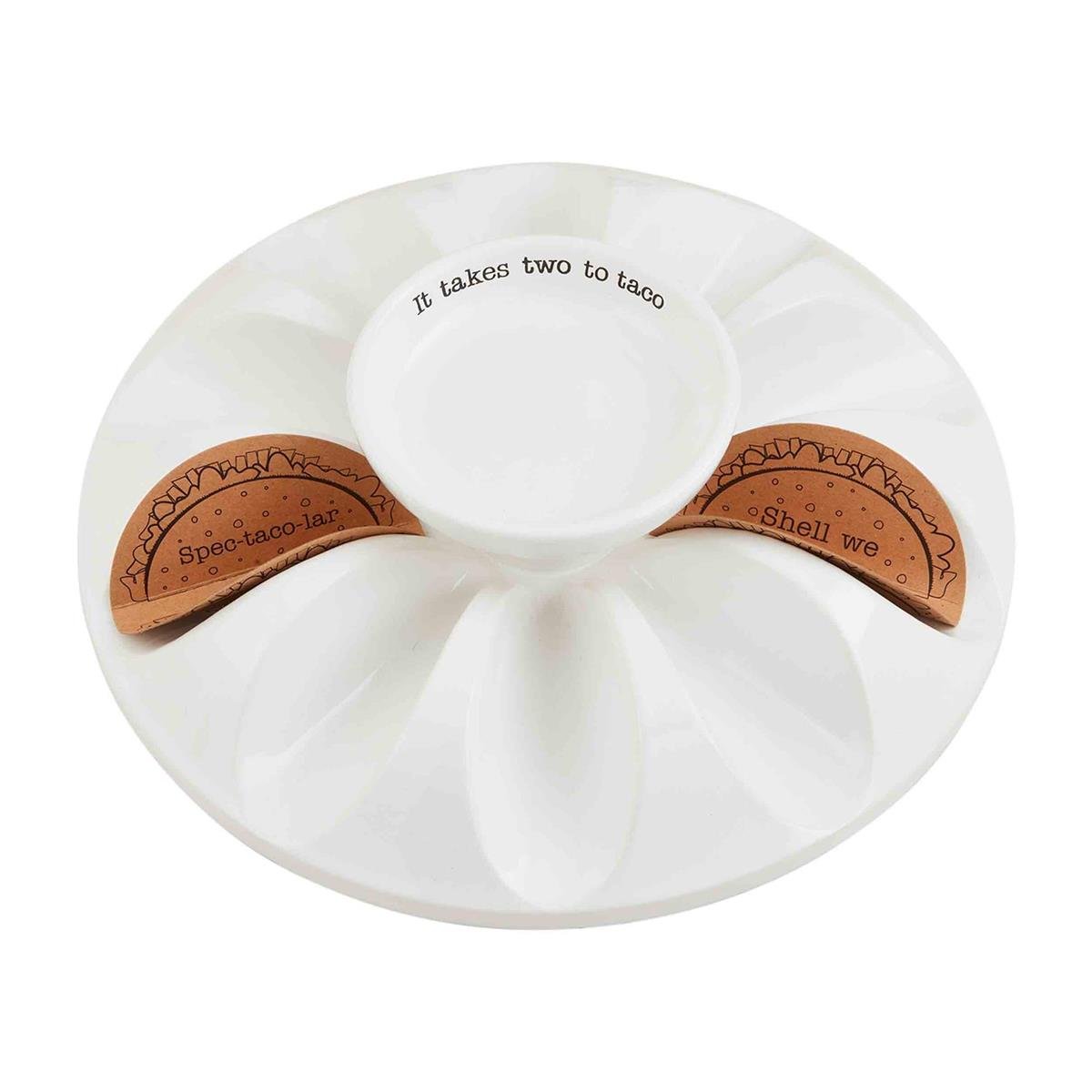 Mud Pie Mud Pie Taco Shell Platter | CeCe's Home & Gifts