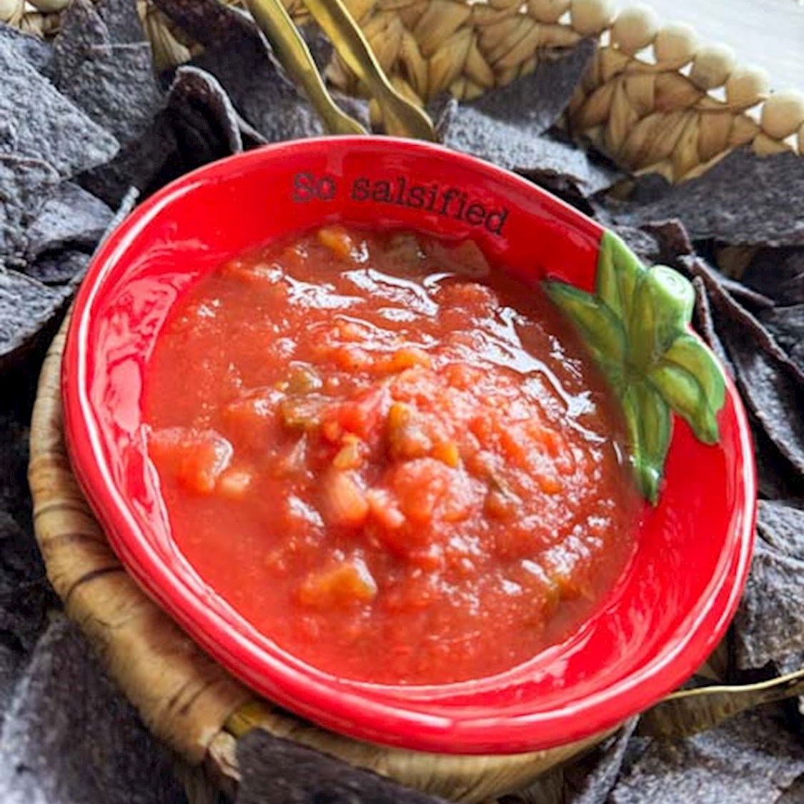 Mud Pie Mud Pie Tomato Shaped Salsa Tidbit Bowl Set | CeCe's Home & Gifts