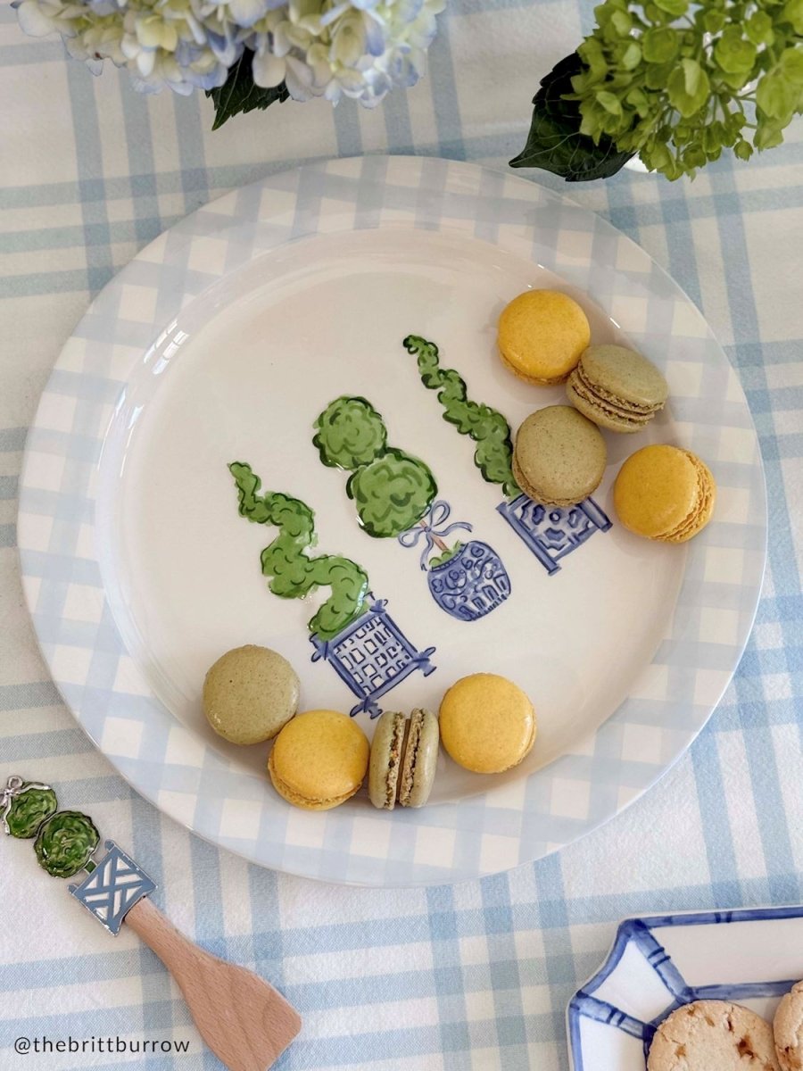 Mud Pie Mud Pie Topiary Round Platter Set | CeCe's Home & Gifts