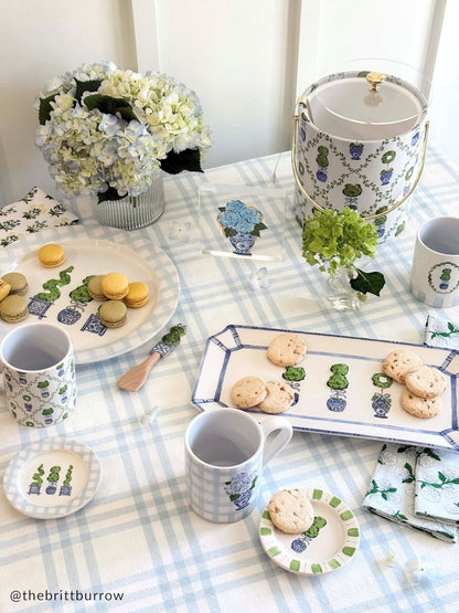 Mud Pie Mud Pie Topiary Round Platter Set | CeCe's Home & Gifts