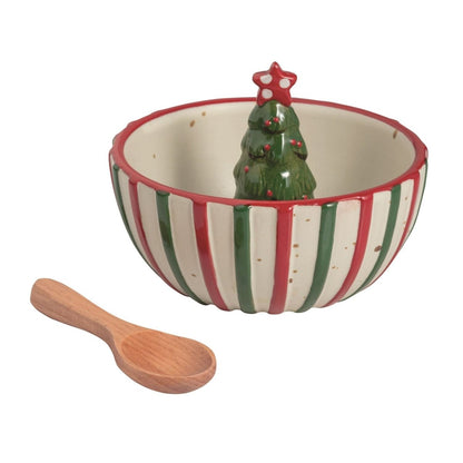 Mud Pie Mud Pie Tree Farm Christmas Candy Dish | CeCe's Home & Gifts