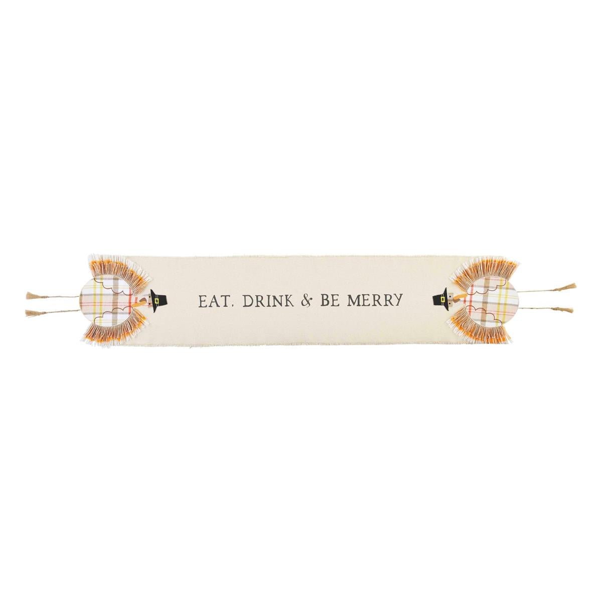 Mud Pie Turkey Dangle Leg Table Runner - CeCe's Home & Gifts