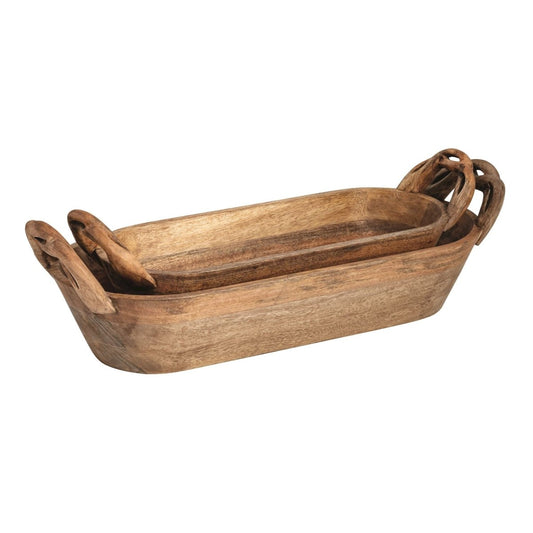 Mud Pie Mud Pie Twisted Handle Dough Bowls - 2 Sizes | CeCe's Home & Gifts
