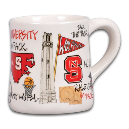 Magnolia Lane North Carolina State University Icon Ceramic Mug | CeCe's Home & Gifts