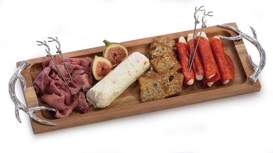 Oak & Olive Antler Serving & Cheese Board - CeCe's Home & Gifts