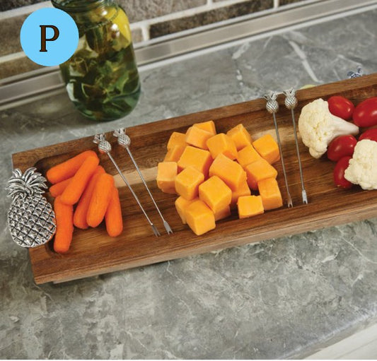 Oak & Olive Pineapple Serving & Cheese Board - CeCe's Home & Gifts