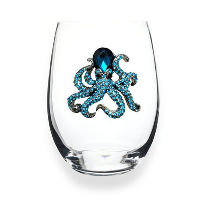 The Queens' Jewels Octopus Jeweled Stemless Glassware | CeCe's Home & Gifts