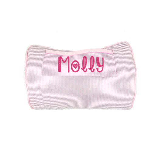 Oh Mint! Pink Seersucker Nap Roll - CeCe's Home & Gifts