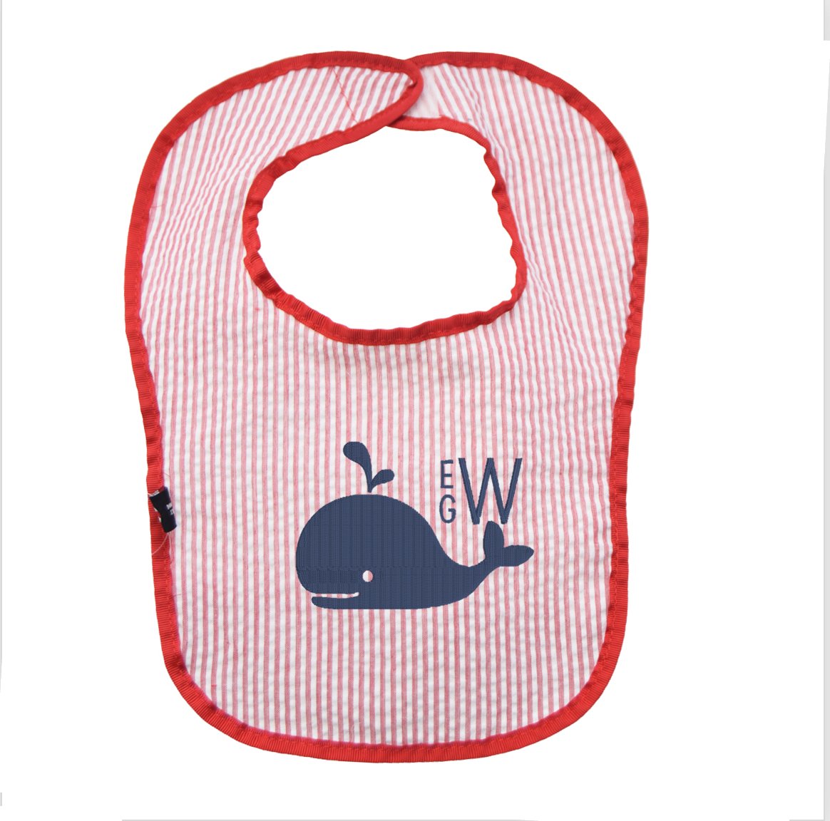 Oh Mint! Seersucker Baby Bib | Oh Mint - CeCe's Home & Gifts