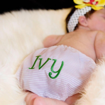 Oh Mint! Seersucker Baby Diaper Covers | CeCe's Home & Gifts