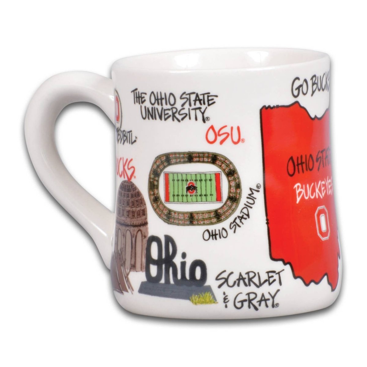 Magnolia Lane Ohio State Icon Ceramic Mug | CeCe's Home & Gifts