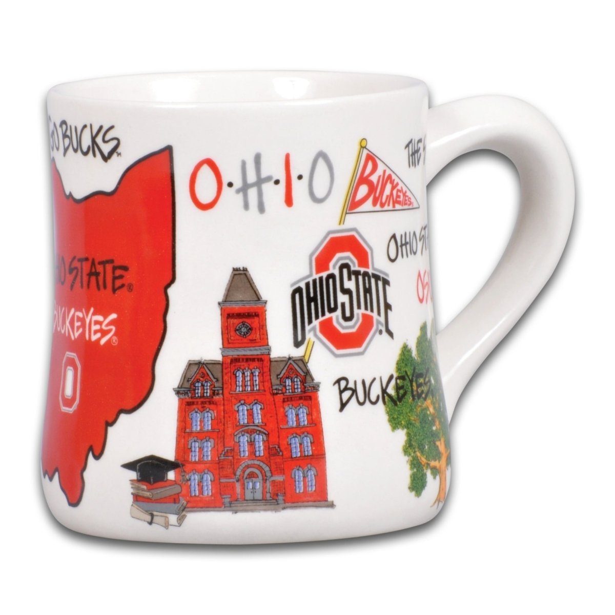 Magnolia Lane Ohio State Icon Ceramic Mug | CeCe's Home & Gifts