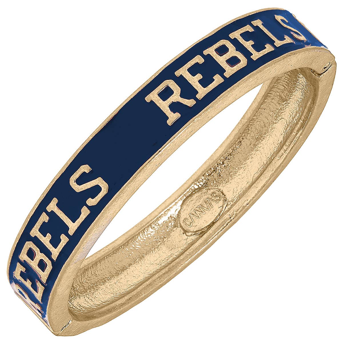 Ole Miss Rebels Enamel Hinge Bangle - CeCe's Home & Gifts