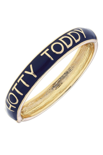 Canvas Style Ole Miss Rebels Sculpted "Hotty Toddy" Enamel Hinge Bangle | Canvas Style | CeCe's Home & Gifts