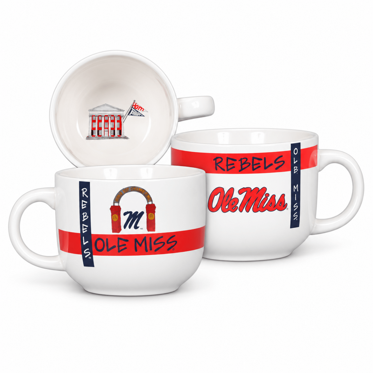 Magnolia Lane Ole Miss Team Soup/Cappuccino 16oz Mug | CeCe's Home & Gifts