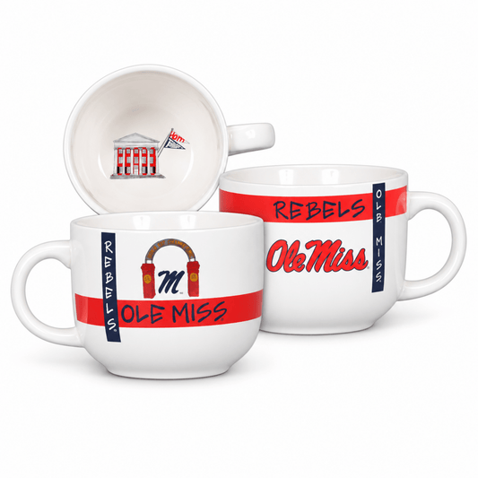 Magnolia Lane Ole Miss Team Soup/Cappuccino 16oz Mug | CeCe's Home & Gifts
