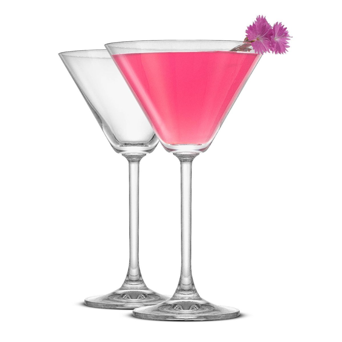JoyJolt Olivia Stemmed Crystal Martini Glasses-Set of 2 | CeCe's Home & Gifts
