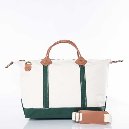 CB Station Personalized Canvas Weekender Bag | Free Monogram | CeCe's Home & Gifts