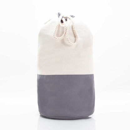 CB Station Personalized Heavy Canvas Laundry Duffle Bag | CeCe's Home & Gifts
