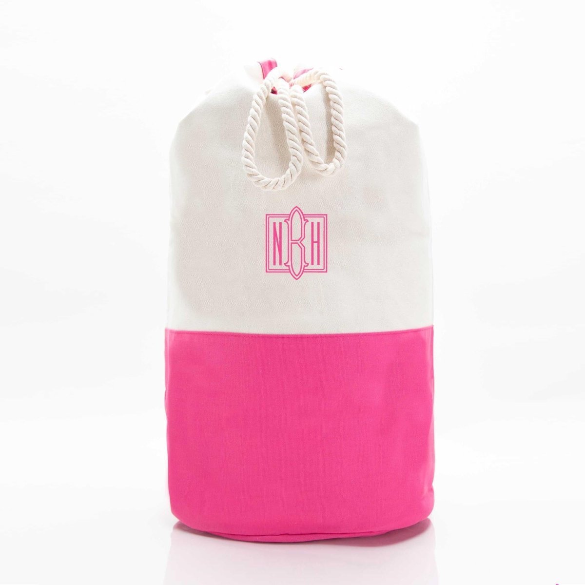 CB Station Personalized Heavy Canvas Laundry Duffle Bag | CeCe's Home & Gifts