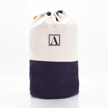 CB Station Personalized Heavy Canvas Laundry Duffle Bag | CeCe's Home & Gifts