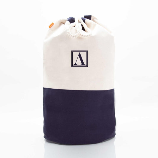 CB Station Personalized Heavy Canvas Laundry Duffle Bag | CeCe's Home & Gifts