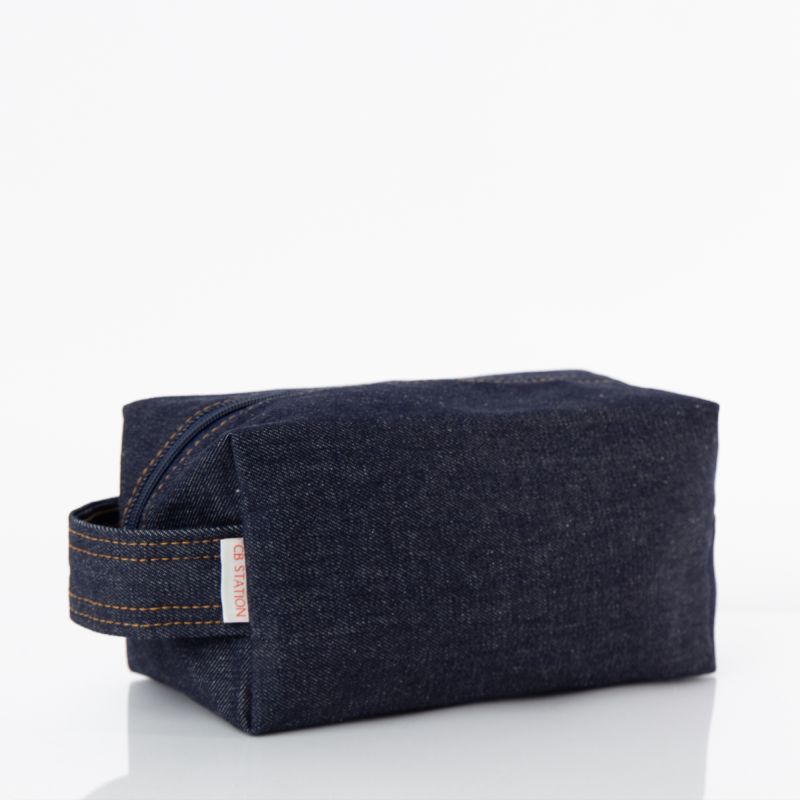 CB Station Personalized Heritage Denim Dopp Kit | CeCe's Home & Gifts