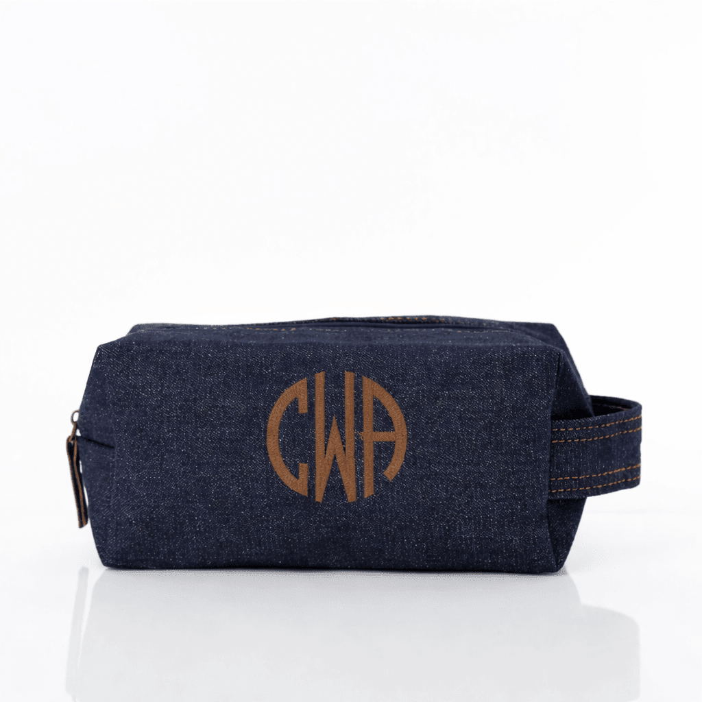 CB Station Personalized Heritage Denim Dopp Kit | CeCe's Home & Gifts