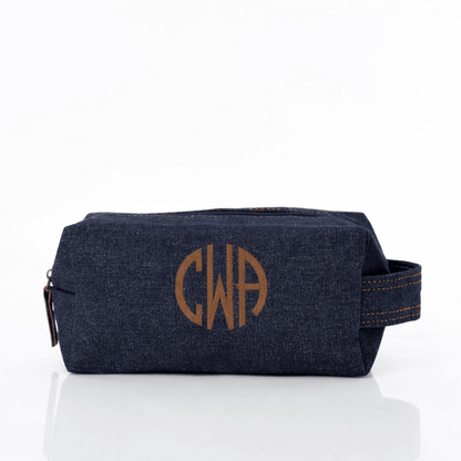 CB Station Personalized Heritage Denim Dopp Kit | CeCe's Home & Gifts