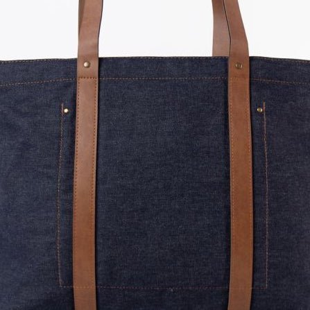 CB Station Personalized Heritage Denim Weekender | CeCe's Home & Gifts