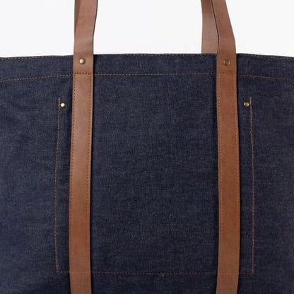 CB Station Personalized Heritage Denim Weekender | CeCe's Home & Gifts