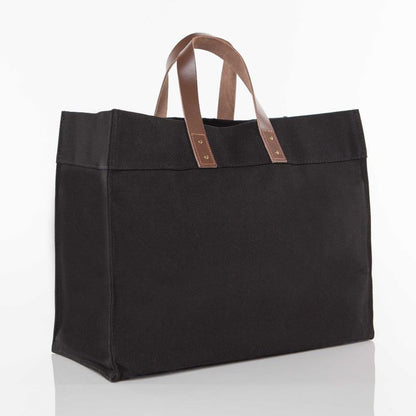 CB Station Personalized Open Canvas Tote Bag | Free Monogram | CeCe's Home & Gifts